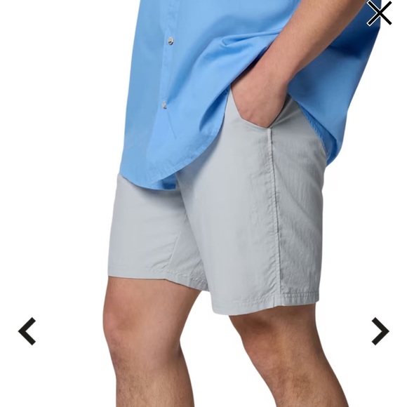 NWT! Columbia Men's gray Bahama Cargo Shorts. Nylon. Various sizes - Picture 7 of 16